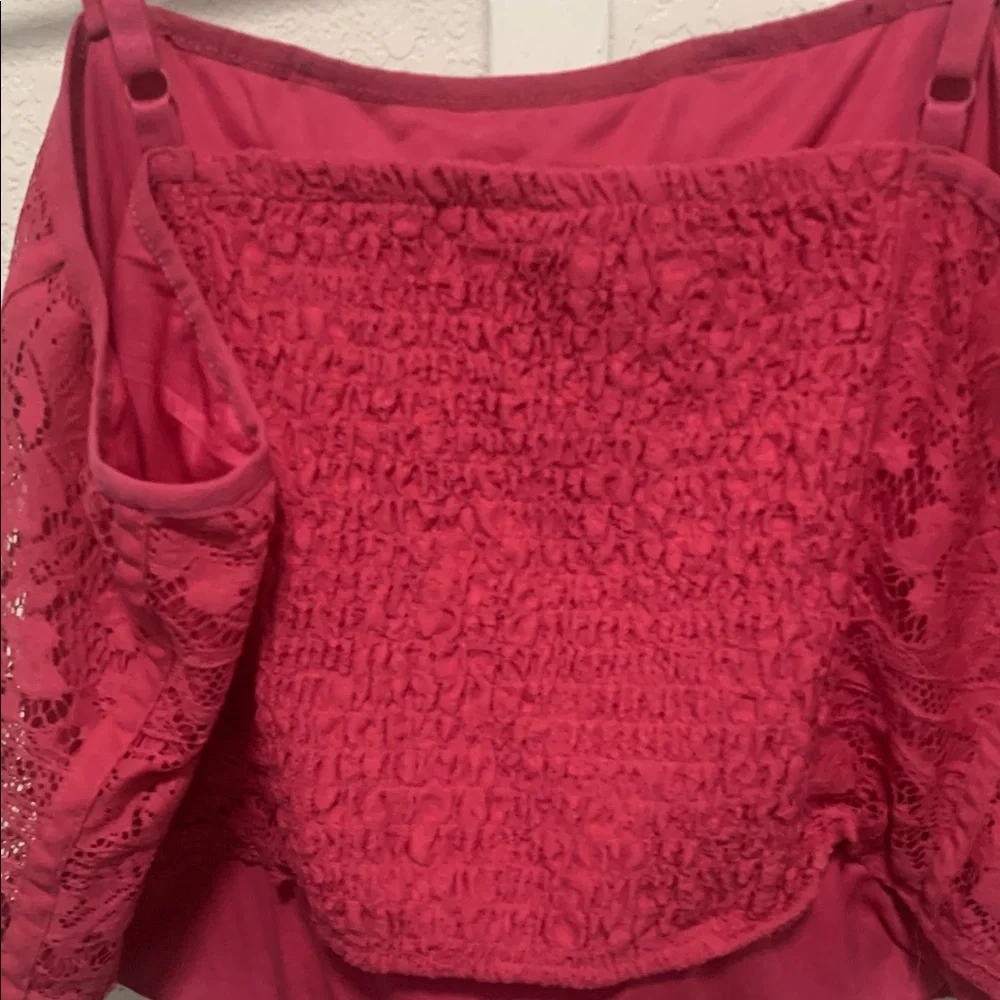 Torrid Pink Lace Corset Top Size 3X - Picture 5 of 10